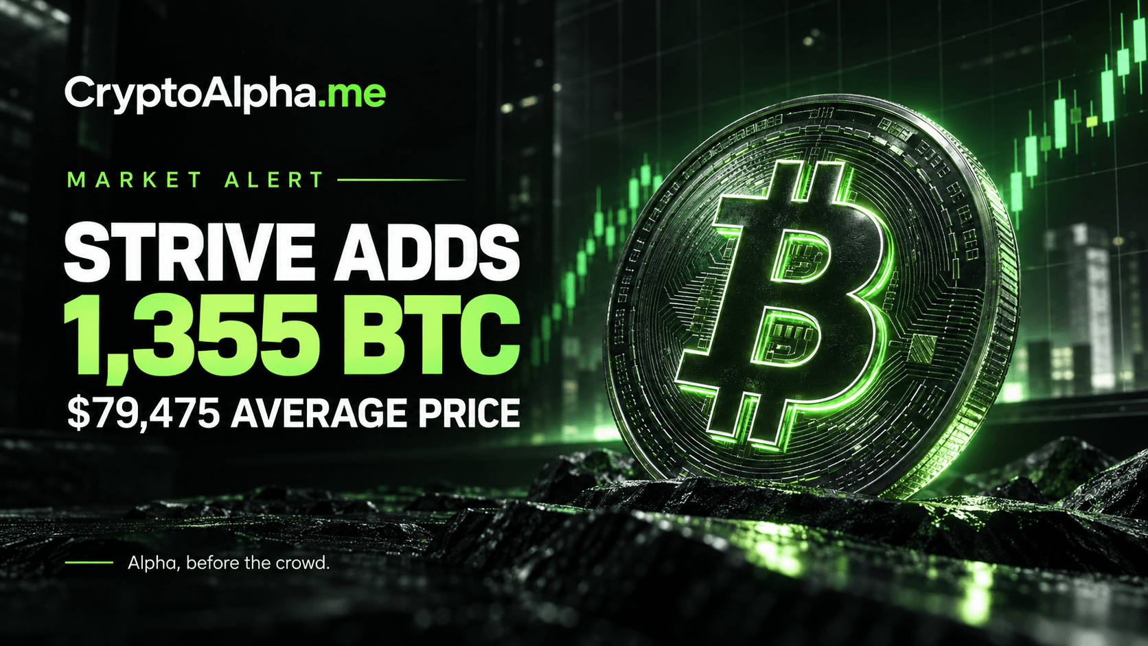 Strive bought 1,355 Bitcoin in a week at a $79,475 average