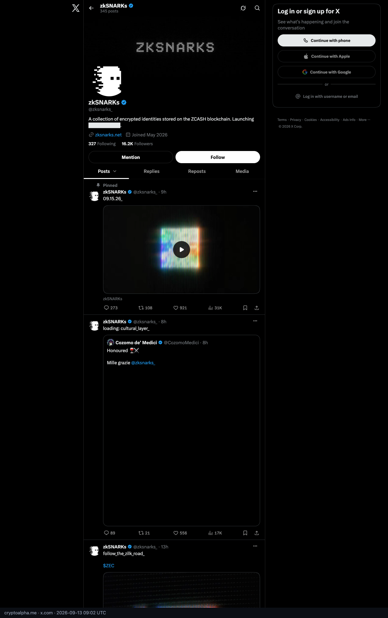 Screenshot of https://x.com/zksnarks_/status/2098916159835742257